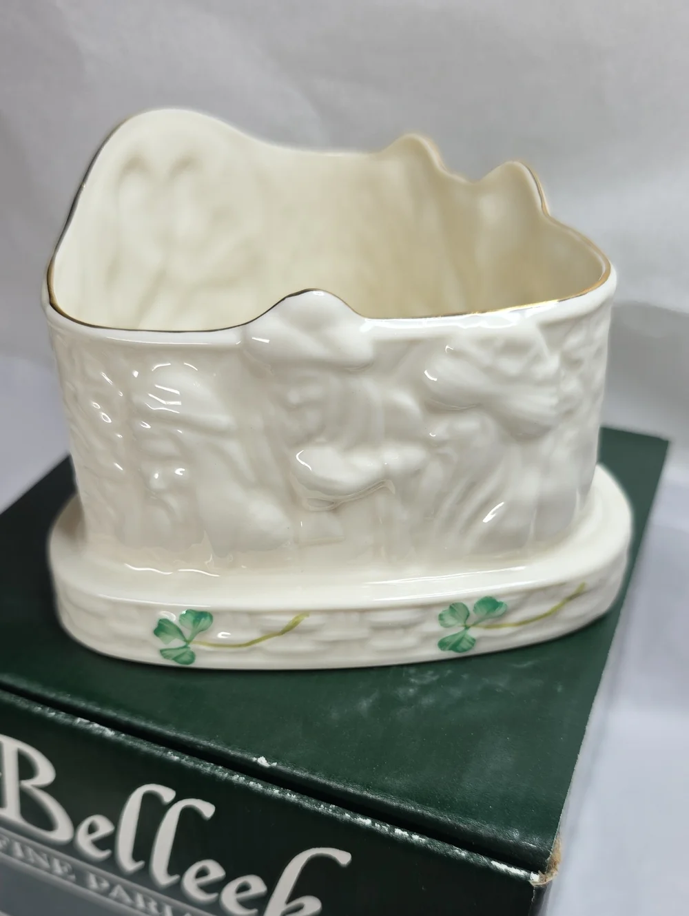 Belleek Nativity Tea Light Holder 9th Mark